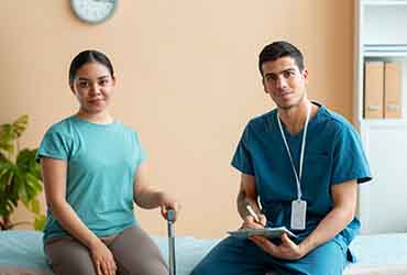 Caregiver providing 24/7 patient support